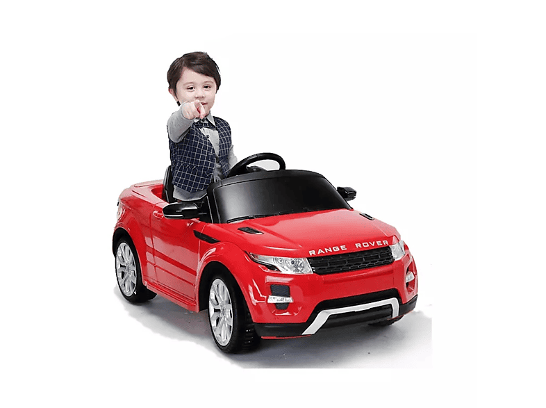 RASTAR Ride-On Elektroauto für Kinder Range (rot) Rover - Spielzeugfahrzeug Evoque