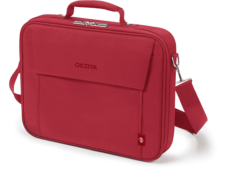 DICOTA Eco Multi BASE Notebooktasche Aktentasche für Universal recycled PET, Rot