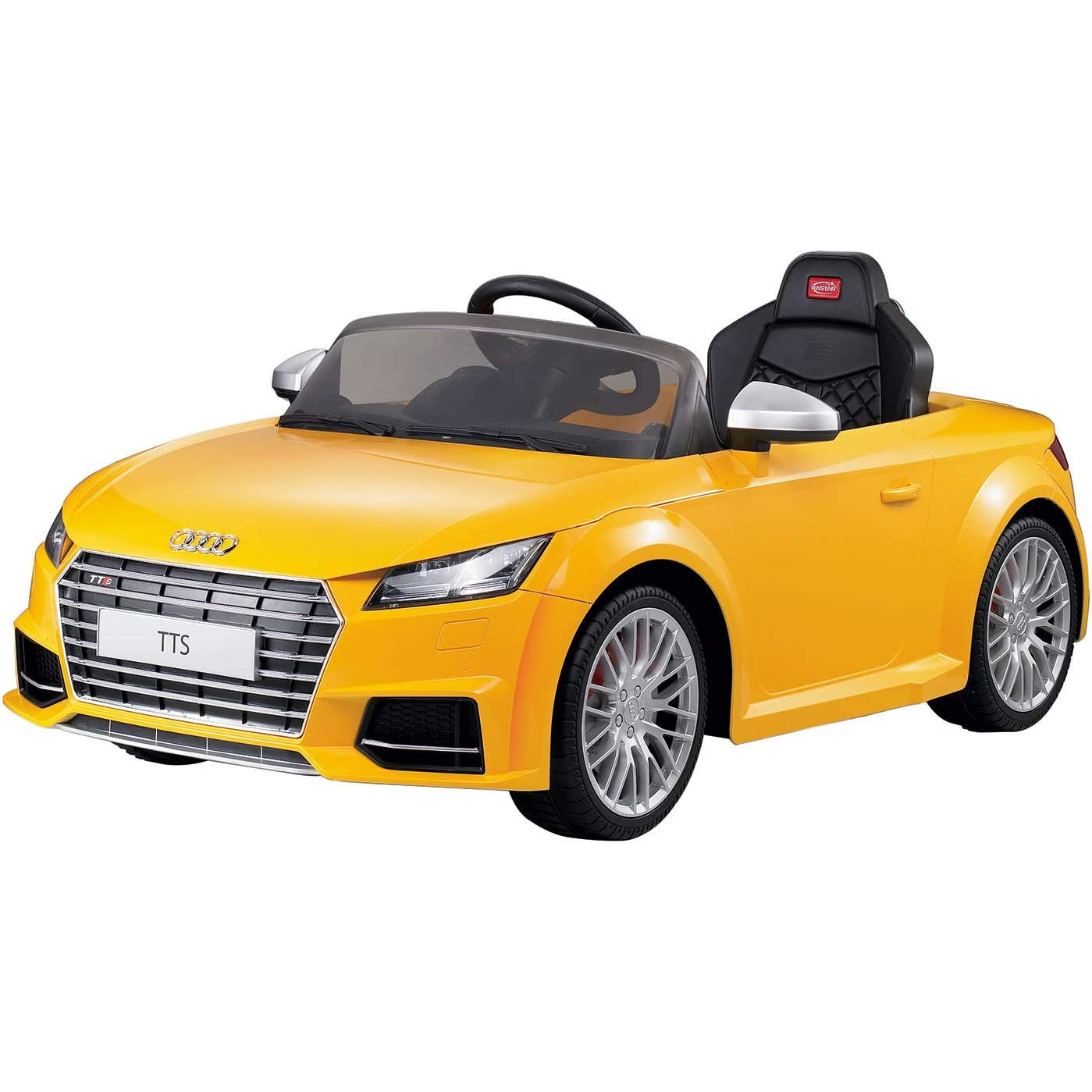 RASTAR Ride-On für Audi TTS Roadster Elektroauto (gelb) - Spielzeugfahrzeug Kinder