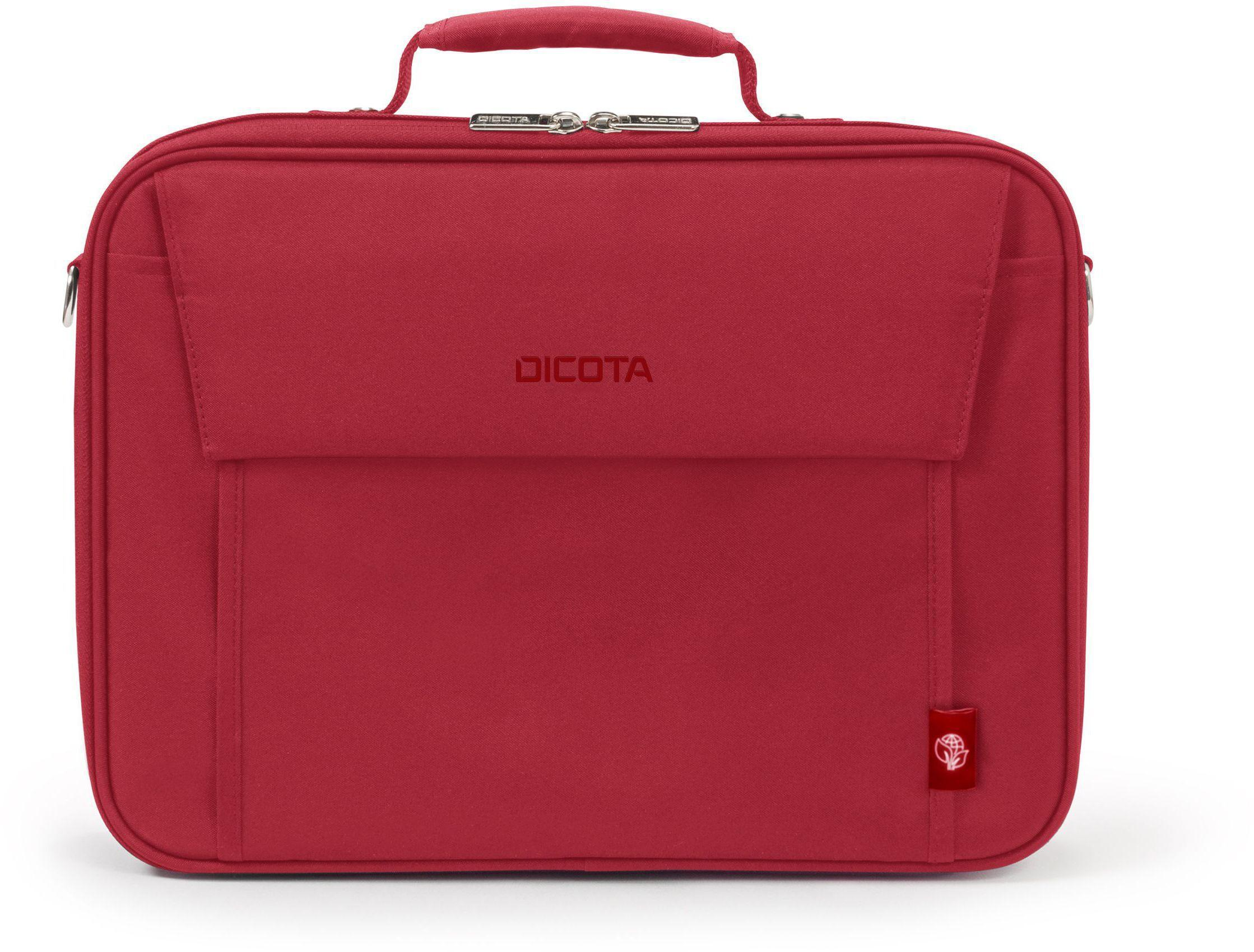 BASE PET, recycled Aktentasche Multi für Notebooktasche Eco Universal DICOTA Rot