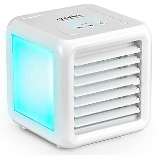 Ventilador de sobremesa - GRIDINLUX Homely TEMP USB Cooler, 7 W, 3 velocidades, Blanco