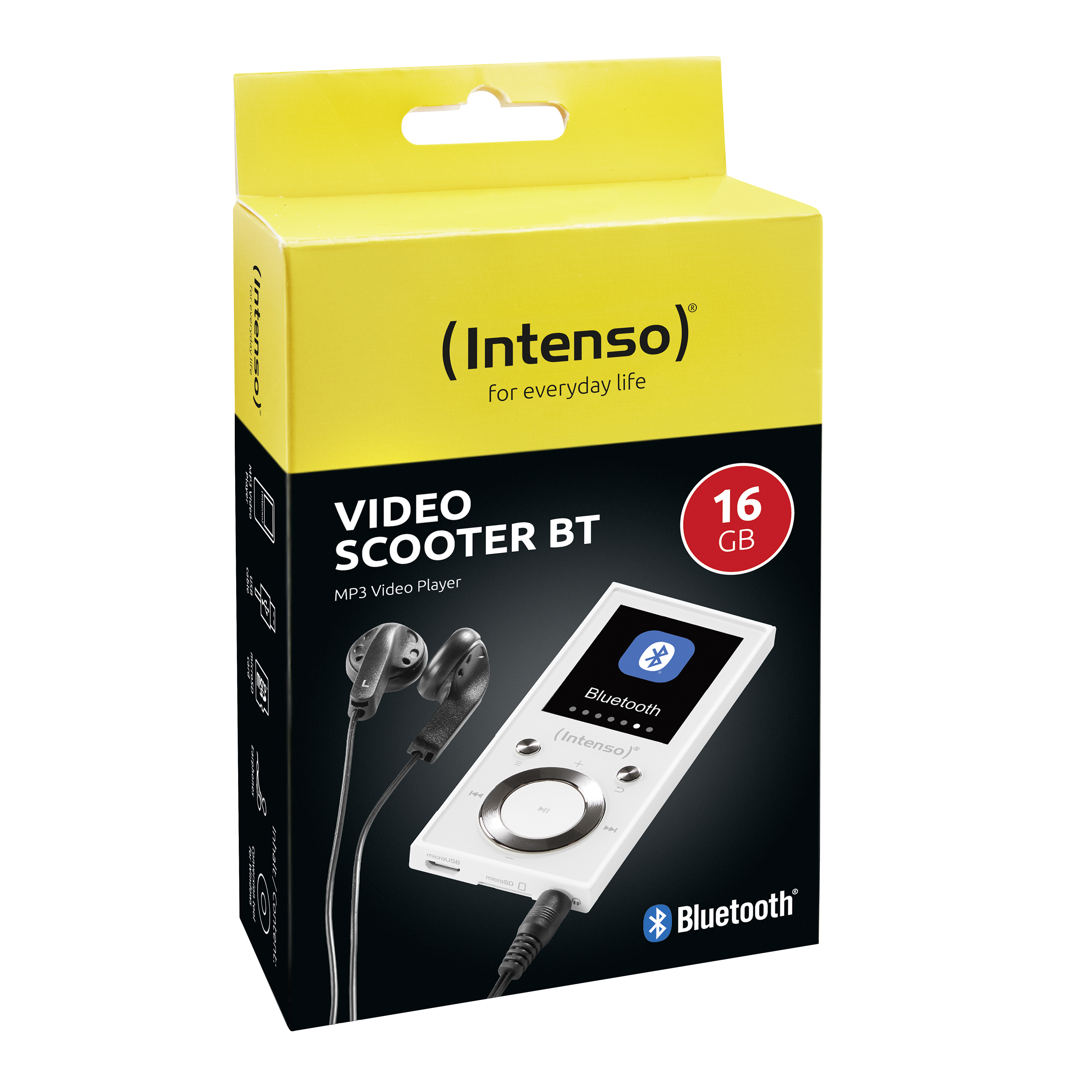 Intenso MP3-speler Video Scooter 1.8 Inch Bluetooth Blauw