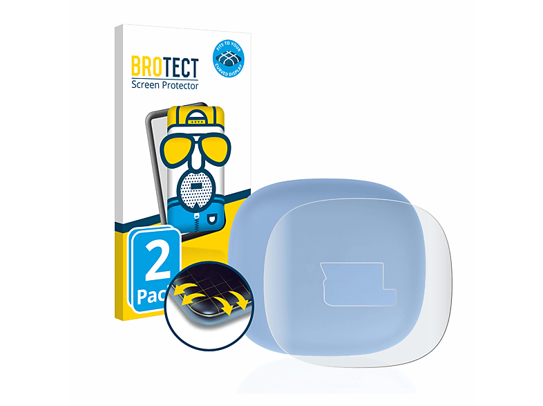 BROTECT 2x Wave Flex Schutzfolie(für JBL Curved Flex) 3D matt Full-Cover