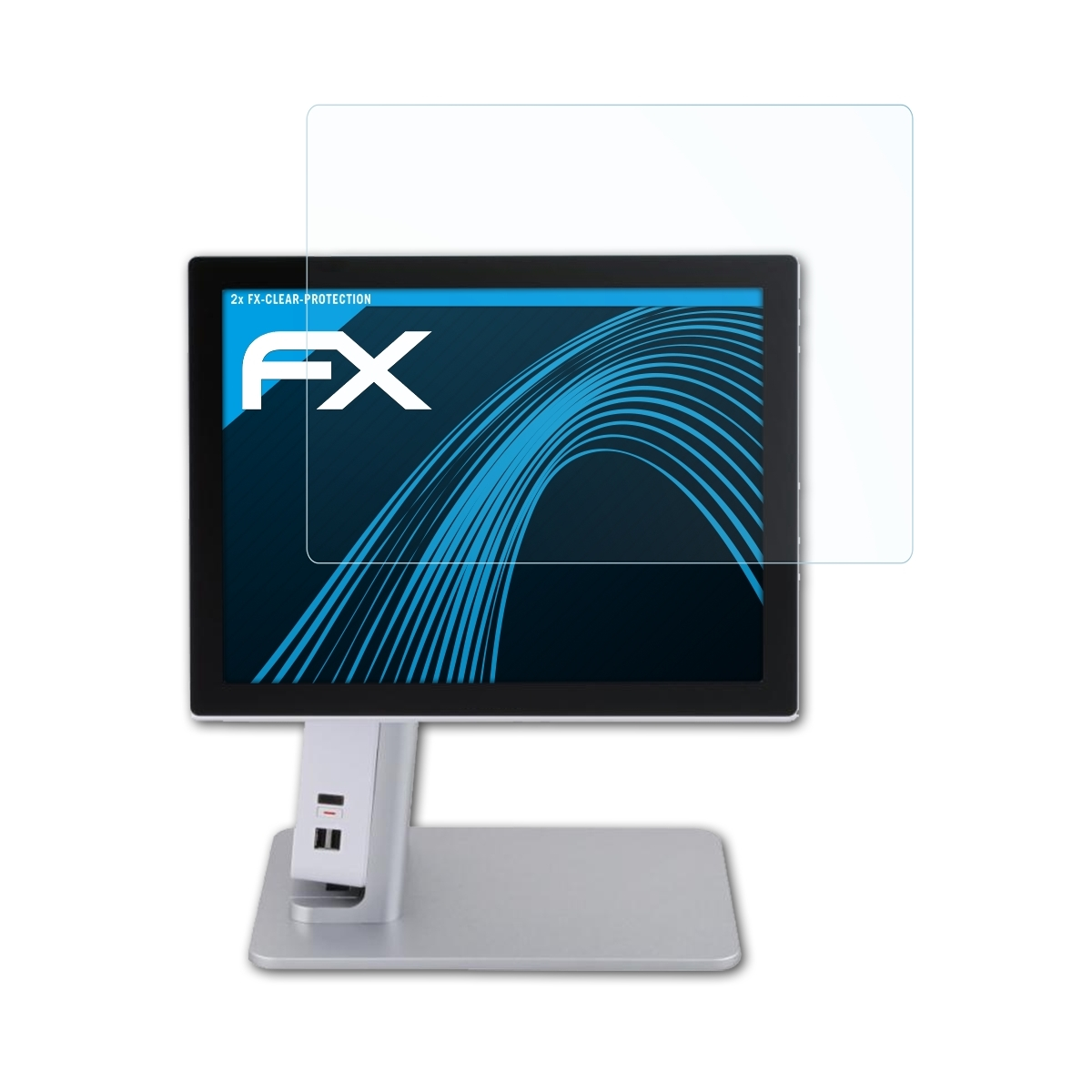 ATFOLIX 2x FX-Clear Displayschutz(für Sam4s Inch)) Forza (18.5
