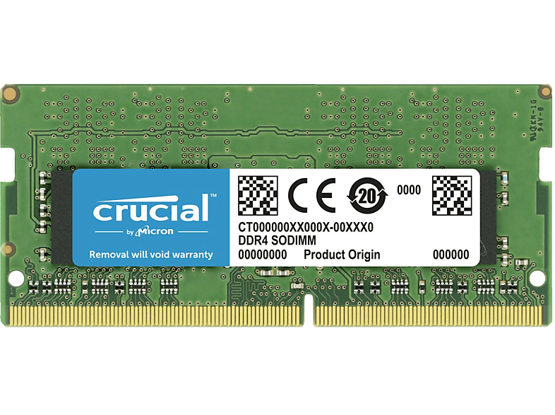 CRUCIAL CT8G4SFRA266  Laptop-Notebook RAM Arbeitsspeicher 8 GB DDR4