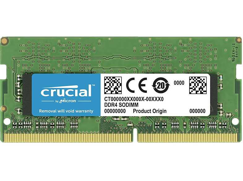 RAM Arbeitsspeicher CT8G4SFRA266 DDR4 Laptop-Notebook 8 GB CRUCIAL