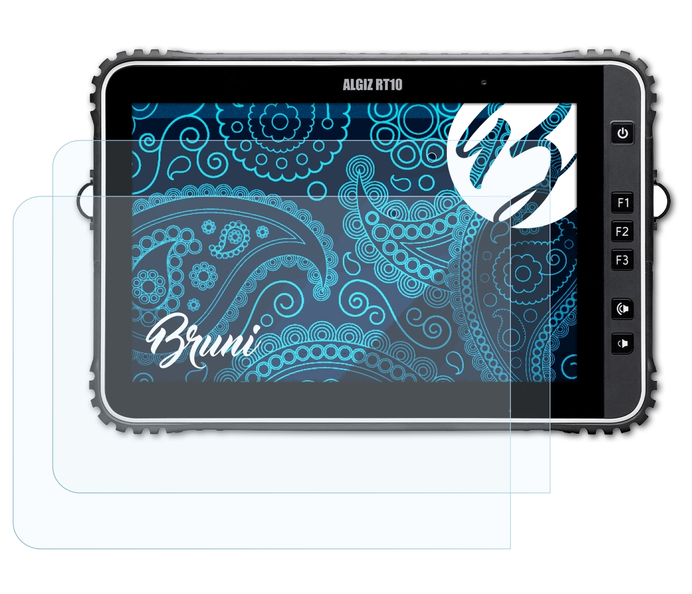 BRUNI 2x Basics-Clear Algiz Handheld Schutzfolie(für RT10)