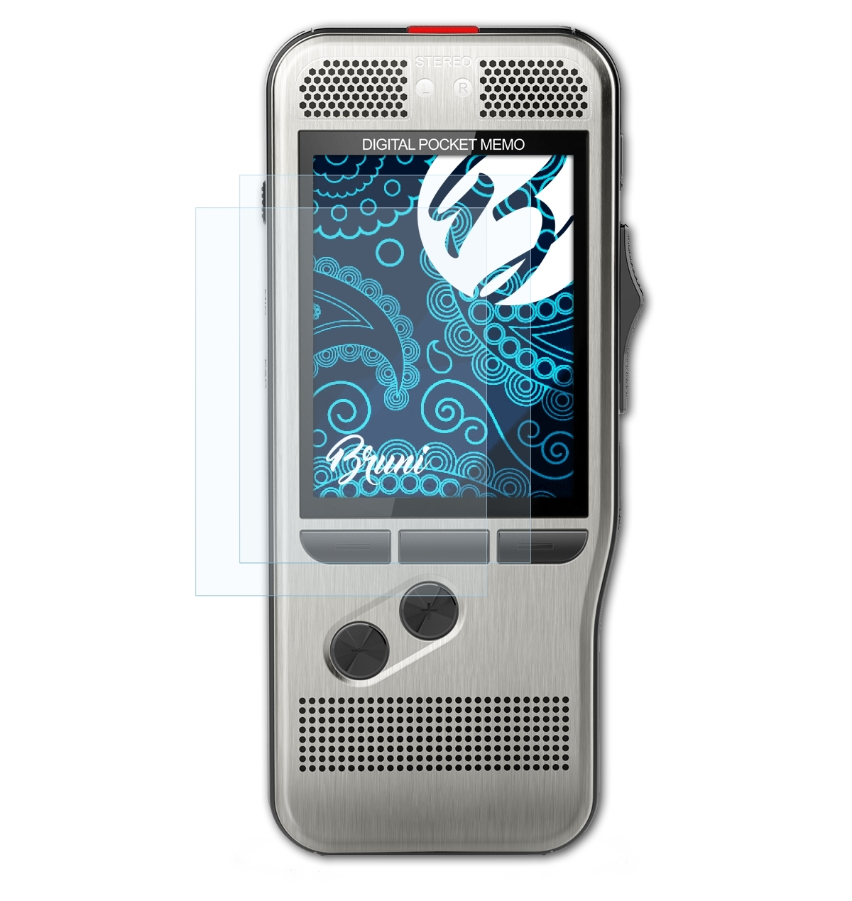 BRUNI 2x Basics-Clear Philips DPM7000) Schutzfolie(für