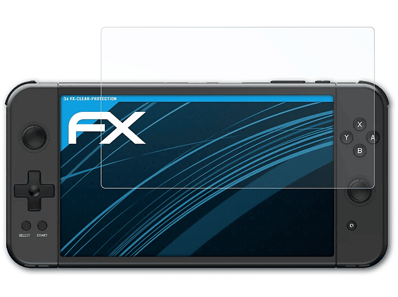 ATFOLIX 3x FX-Clear Displayschutz(für PowKiddy X70)