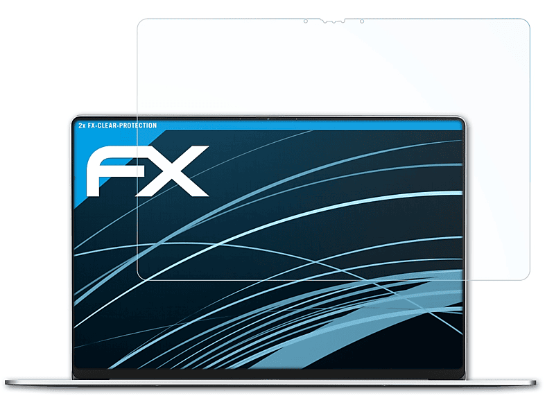 ATFOLIX 2x Tecno FX-Clear Megabook S1) Displayschutz(für