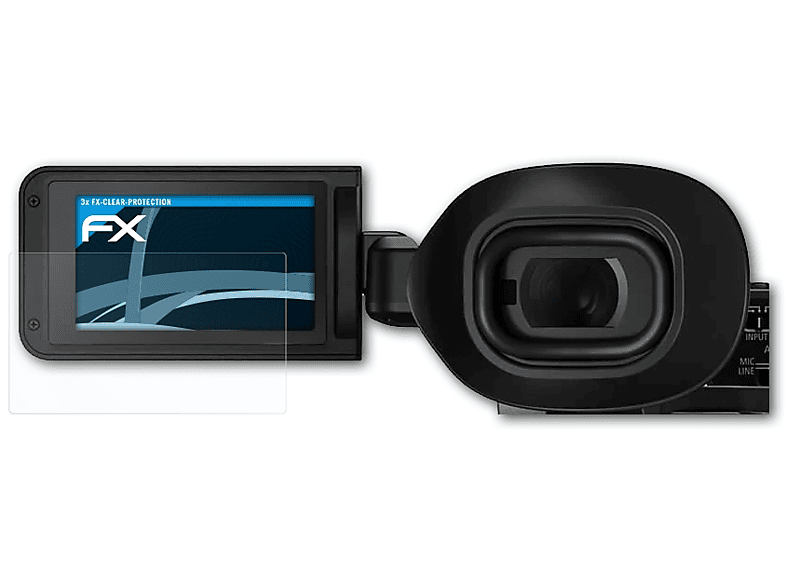 FX-Clear 3x Displayschutz(für XF605) Canon ATFOLIX