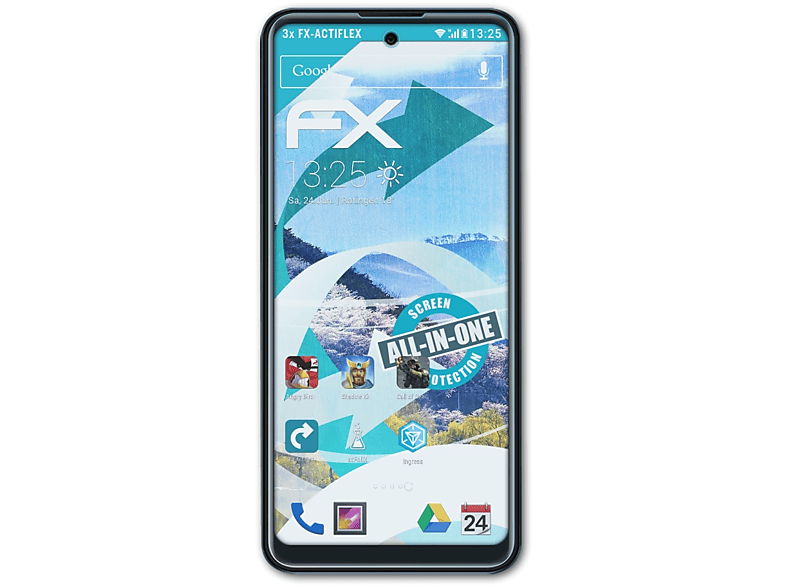 ATFOLIX 3x FX-ActiFleX Displayschutz(für G71+) BLU