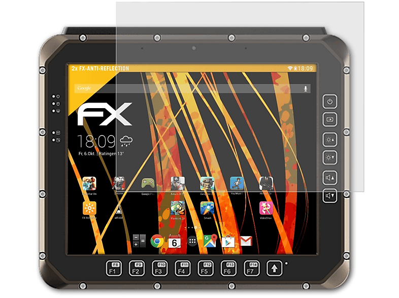 ATFOLIX Vulcanx) 2x RuggOn FX-Antireflex Displayschutz(für