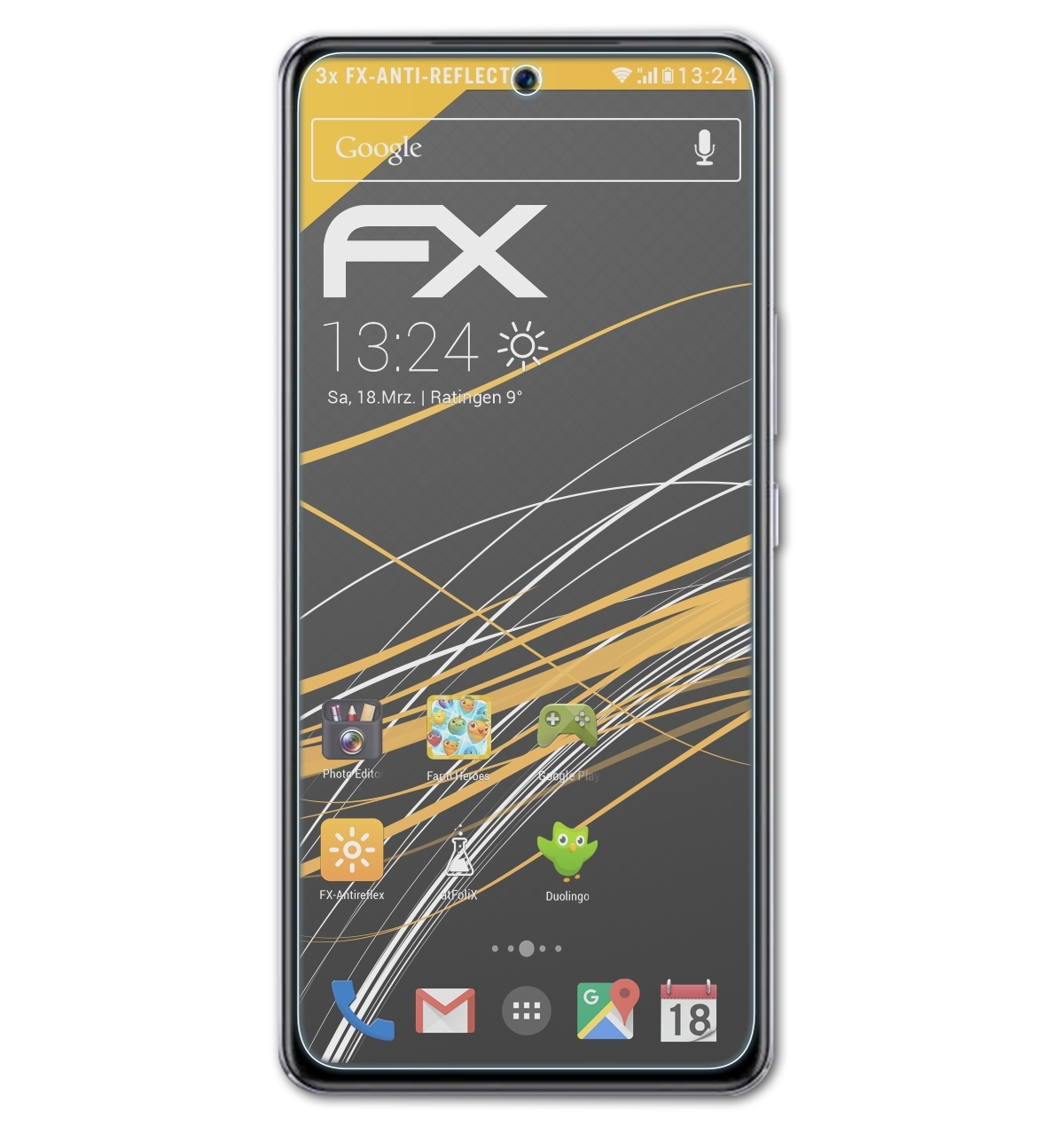 FX-Antireflex Vivo 3x ATFOLIX Displayschutz(für V27e)