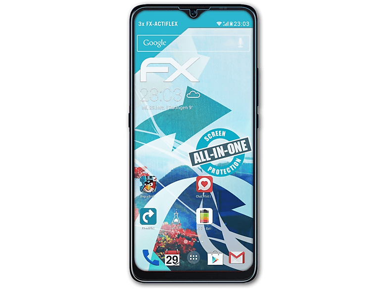 ATFOLIX 3x BLU Displayschutz(für C7) FX-ActiFleX