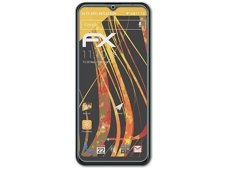 Displayschutz(für Mega 3x FX-Antireflex G50 ATFOLIX (2022)) BLU