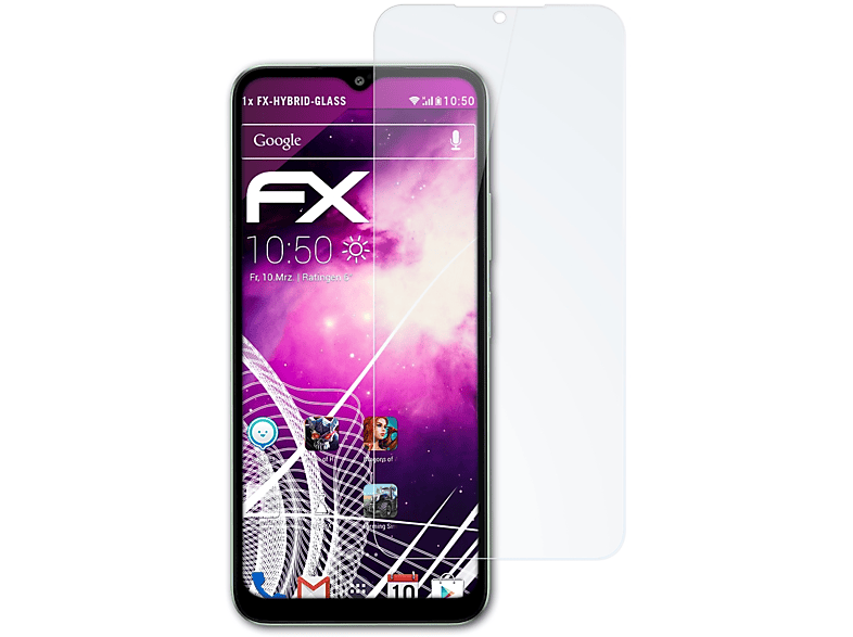 Schutzglas(für Lava 2 ATFOLIX Yuva Pro) FX-Hybrid-Glass