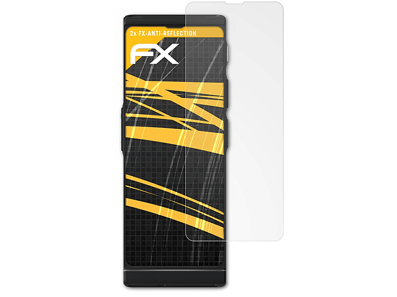 ATFOLIX 2x FX-Antireflex Displayschutz(für Translator Vasco V4)
