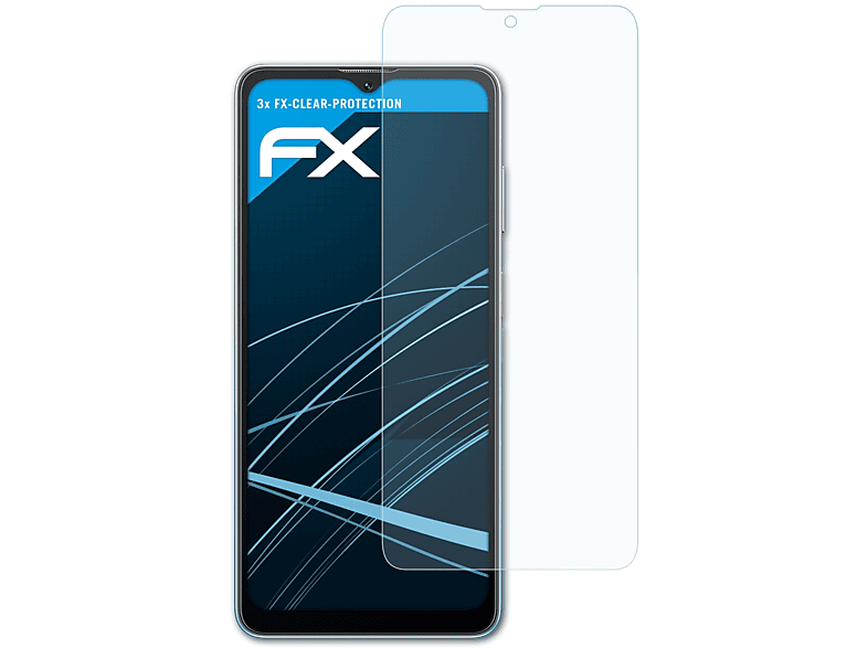 FX-Clear 3x Pro) Blackview Displayschutz(für A53 ATFOLIX