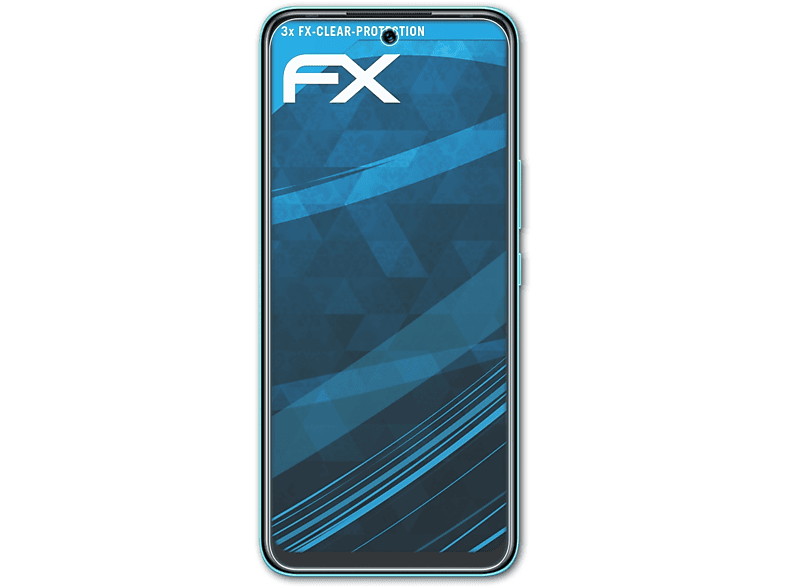 12 3x FX-Clear Infinix Displayschutz(für ATFOLIX Play) Hot