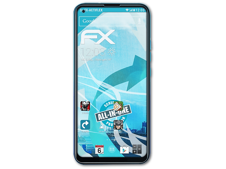 ATFOLIX 3x FX-ActiFleX Displayschutz(für BLU G51S)