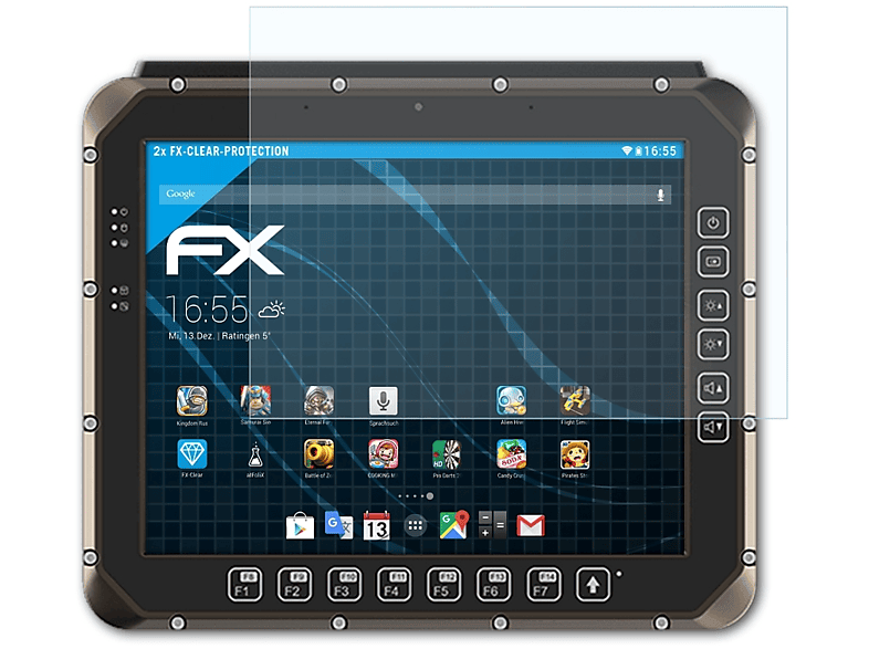 ATFOLIX 2x FX-Clear Displayschutz(für RuggOn Vulcanx)
