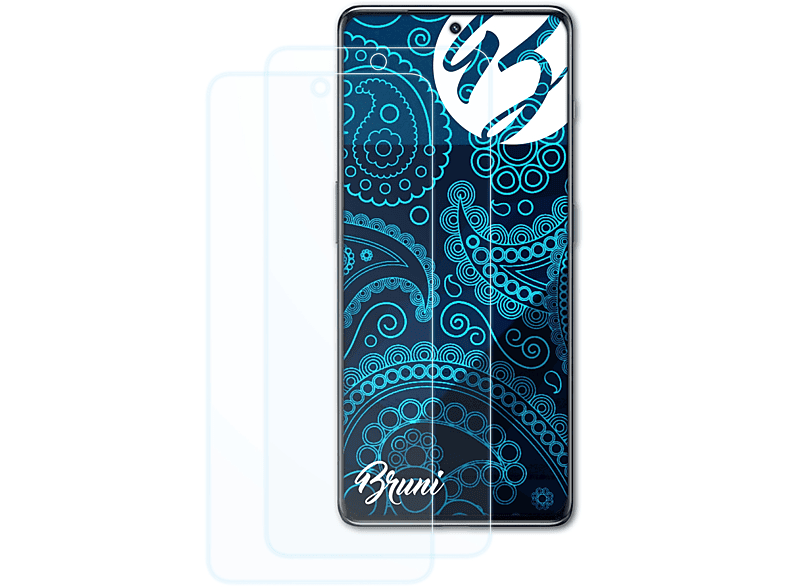 BRUNI 11R 5G) 2x Basics-Clear OnePlus Schutzfolie(für