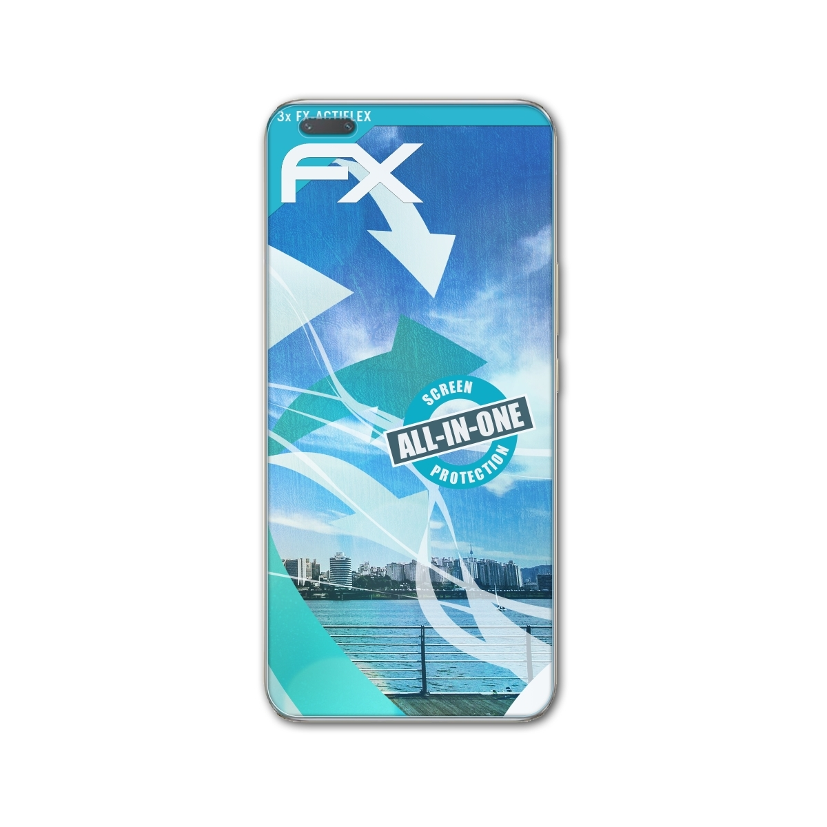 ATFOLIX 3x FX-ActiFleX Displayschutz(für Honor Ultimate) Magic5