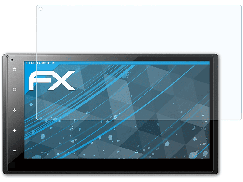 ATFOLIX FX-Clear 3x Pioneer Displayschutz(für SPH-DA360DAB)