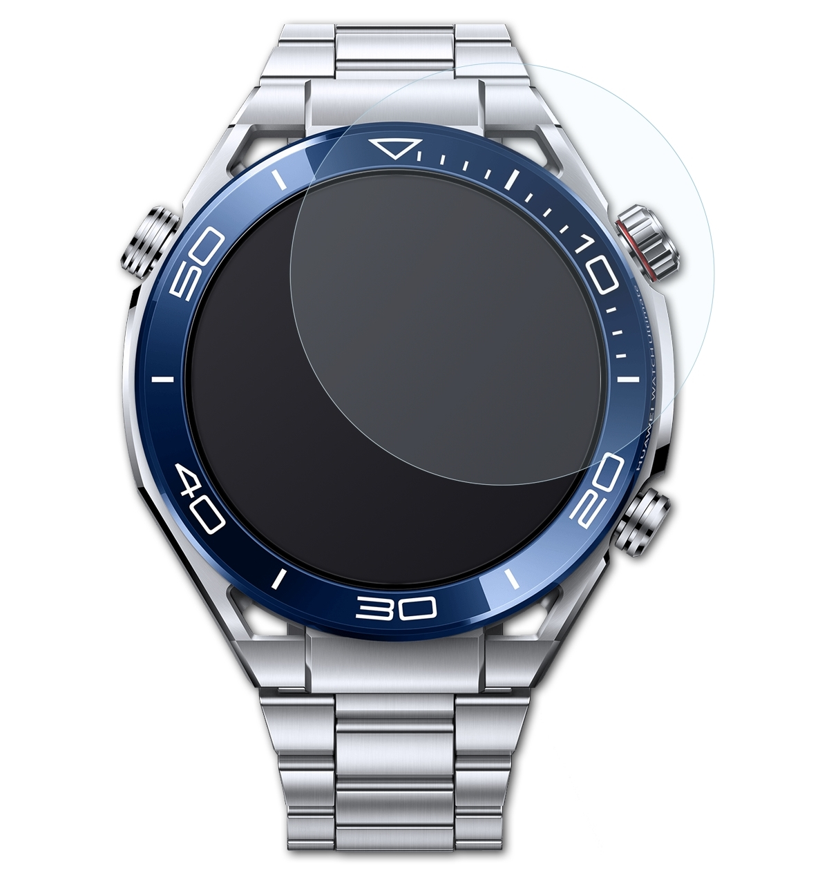 ATFOLIX Displayschutz(für Huawei 3x Watch Ultimate) FX-Clear