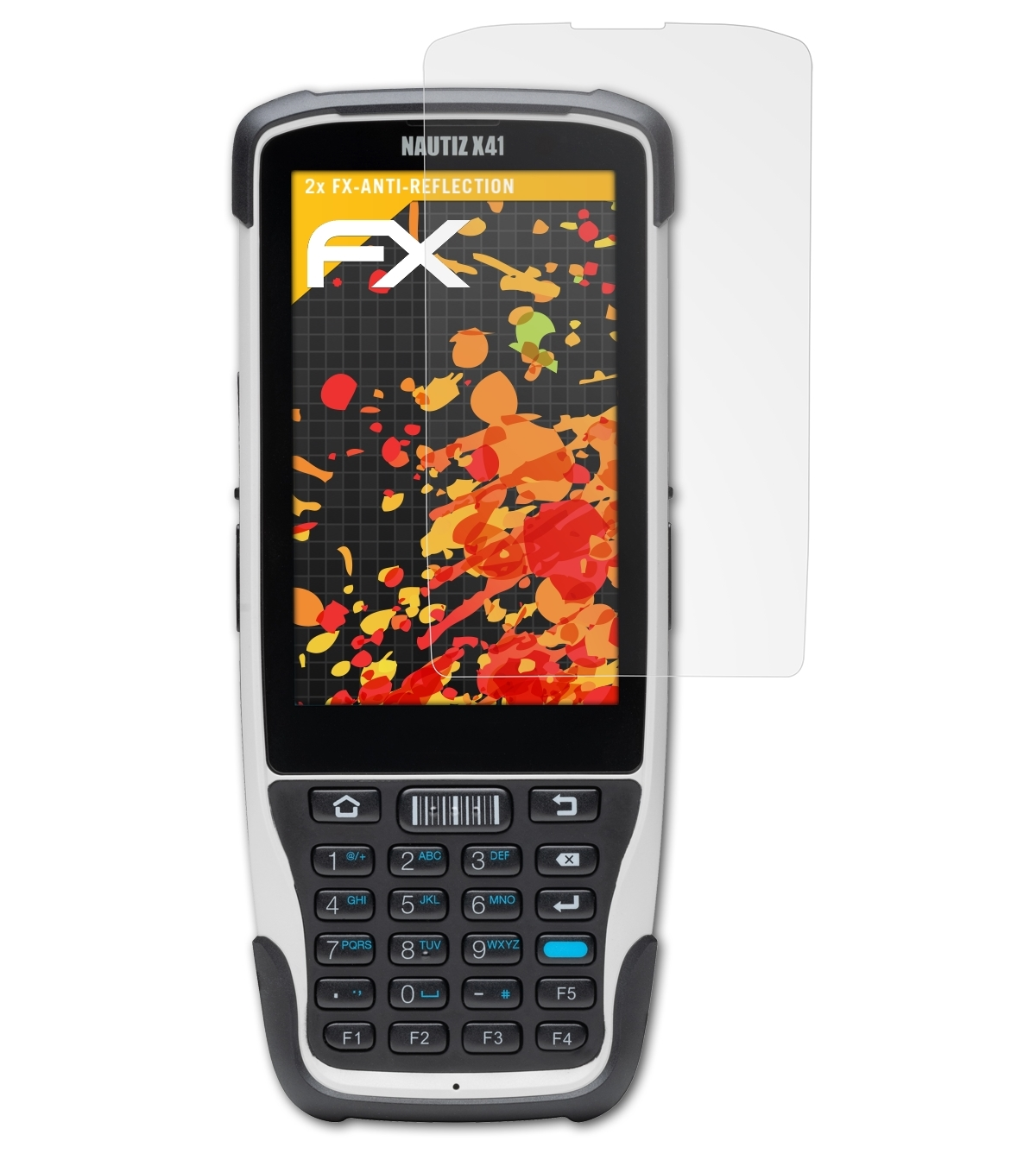 ATFOLIX 2x FX-Antireflex Displayschutz(für Nautiz Handheld X41)