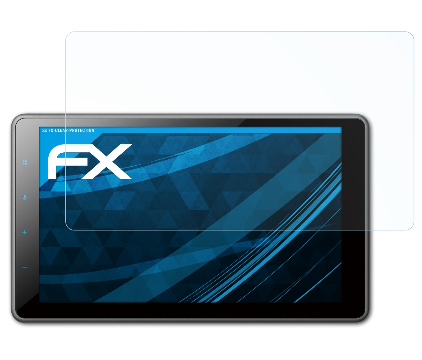 ATFOLIX 3x SPH-EVO950DAB) Pioneer FX-Clear Displayschutz(für
