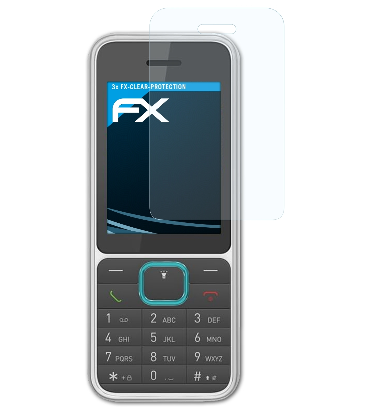 ATFOLIX 3x FX-Clear Displayschutz(für Wiko 3) Riff