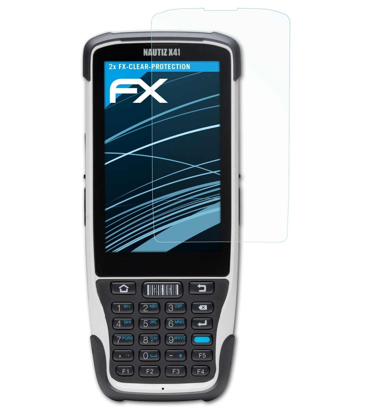 FX-Clear ATFOLIX Nautiz 2x X41) Handheld Displayschutz(für