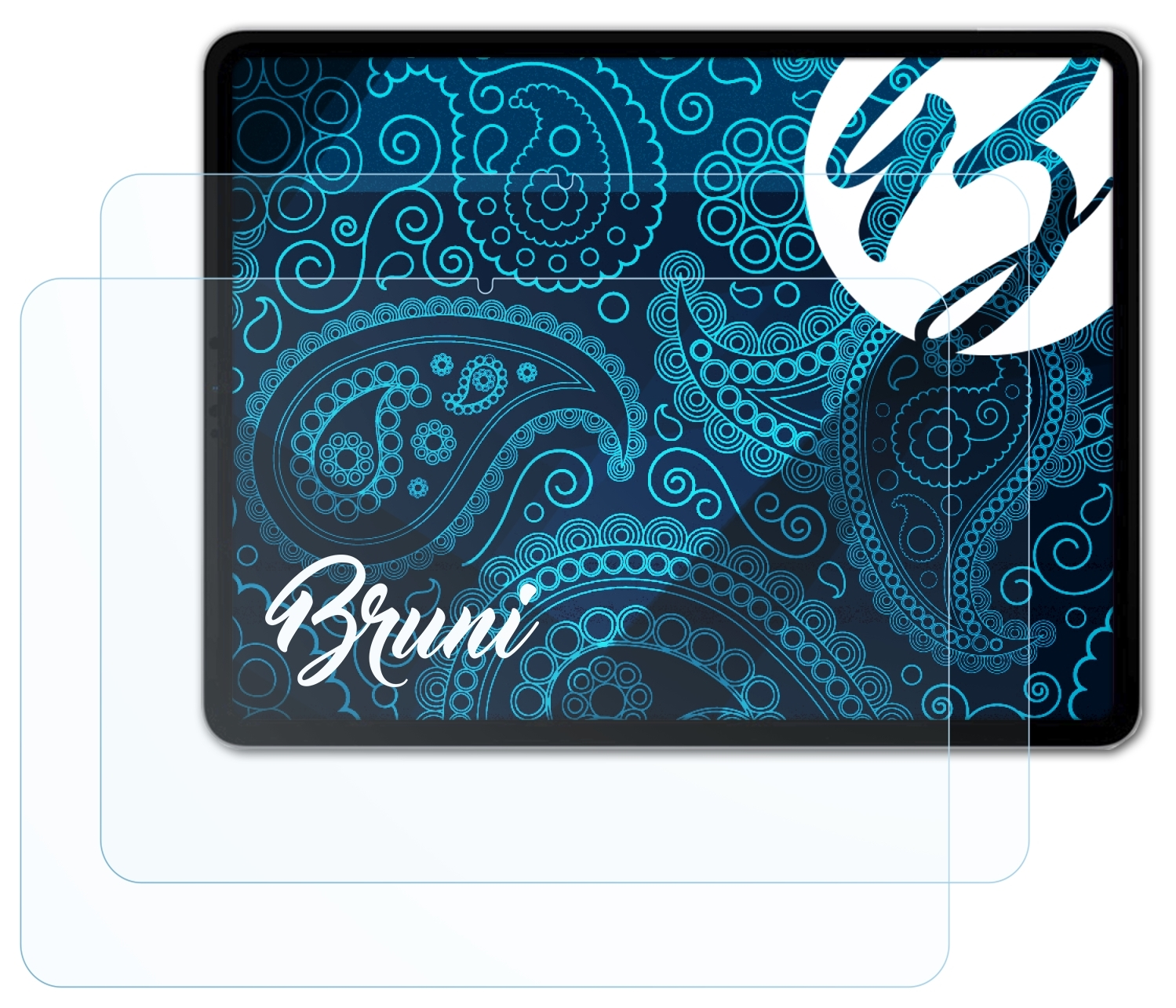 BRUNI 2x Basics-Clear Schutzfolie(für OnePlus Pad)