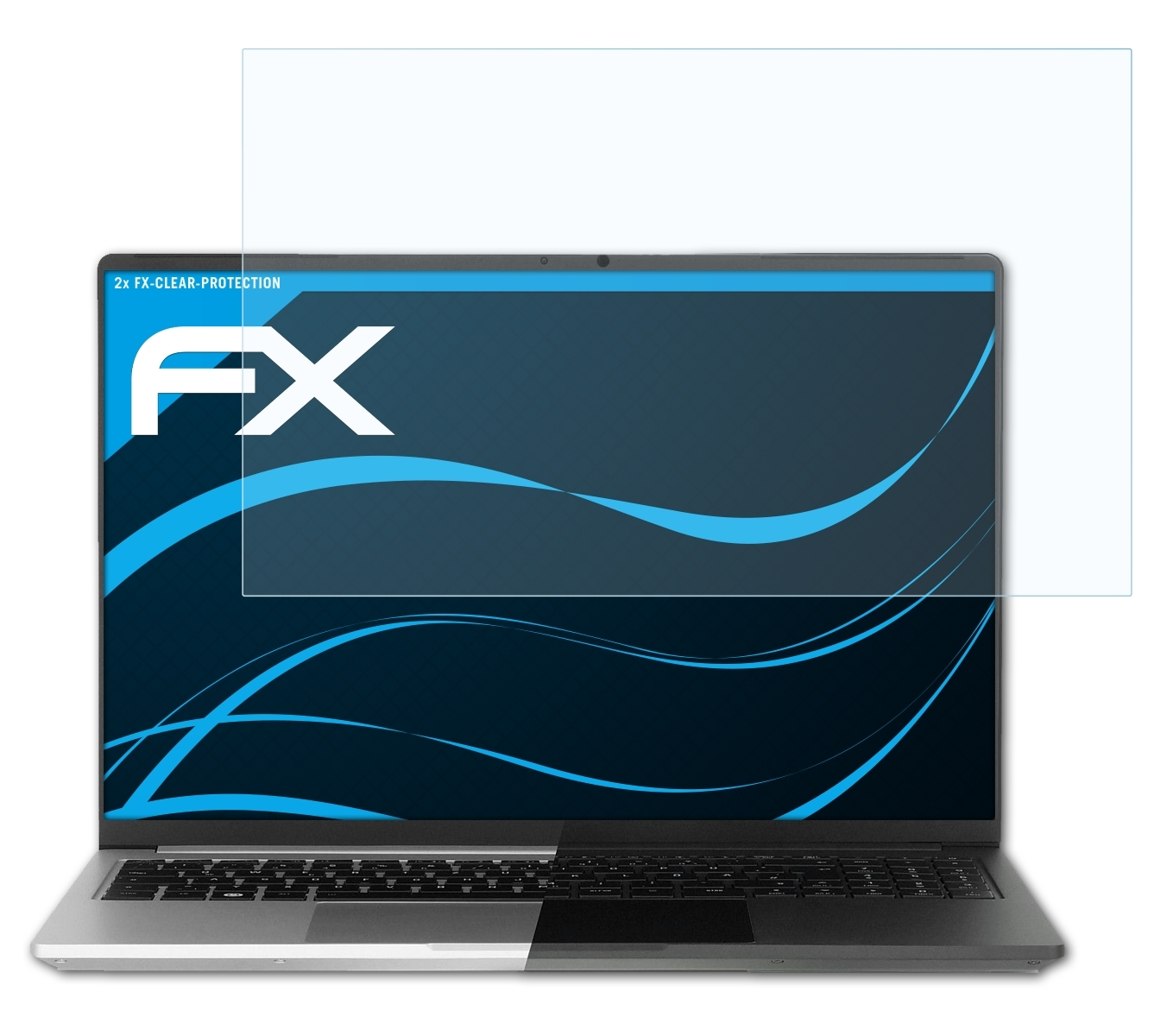 ATFOLIX 2x FX-Clear Displayschutz(für Tuxedo 7)) (Gen Pro InfinityBook 16