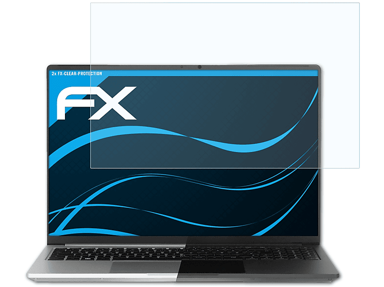 ATFOLIX 2x FX-Clear Displayschutz(für Tuxedo 7)) (Gen Pro InfinityBook 16