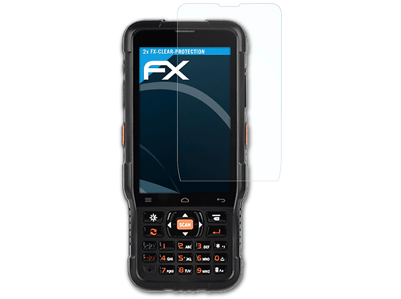 ATFOLIX 2x FX-Clear Displayschutz(für Zonerich ZQ-360)