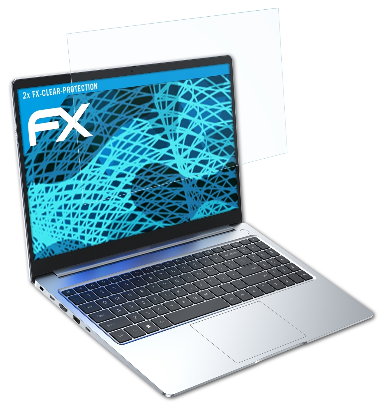 ATFOLIX 2x FX-Clear Displayschutz(für Tecno T1) Megabook