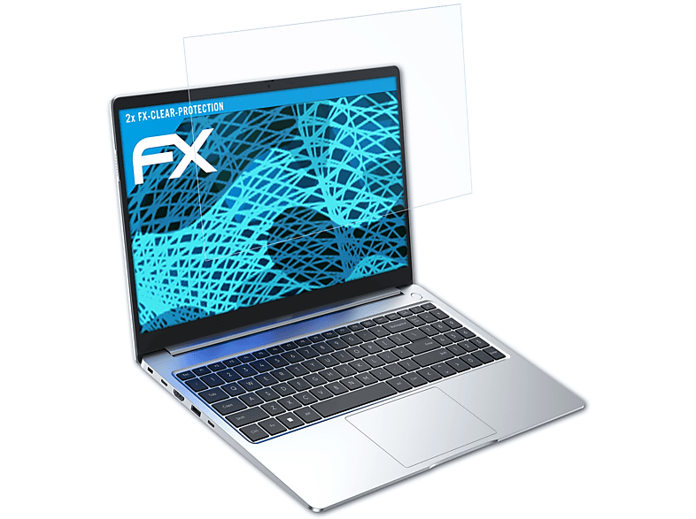 ATFOLIX 2x Displayschutz(für T1) Megabook FX-Clear Tecno