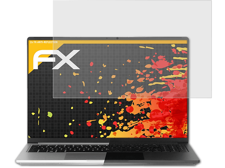 ATFOLIX 2x Tuxedo Displayschutz(für FX-Antireflex (Gen Pro 7)) InfinityBook 16