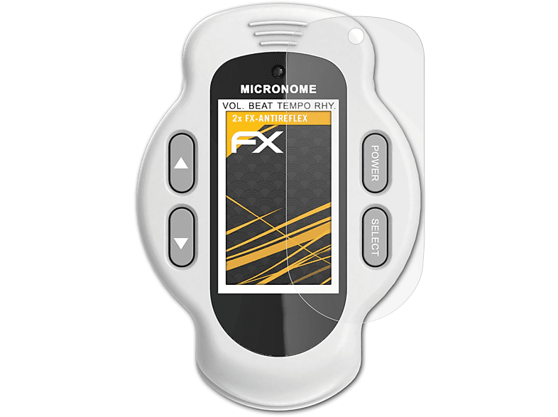 ATFOLIX 2x FX-Antireflex Displayschutz(für KLIQ Micronome)