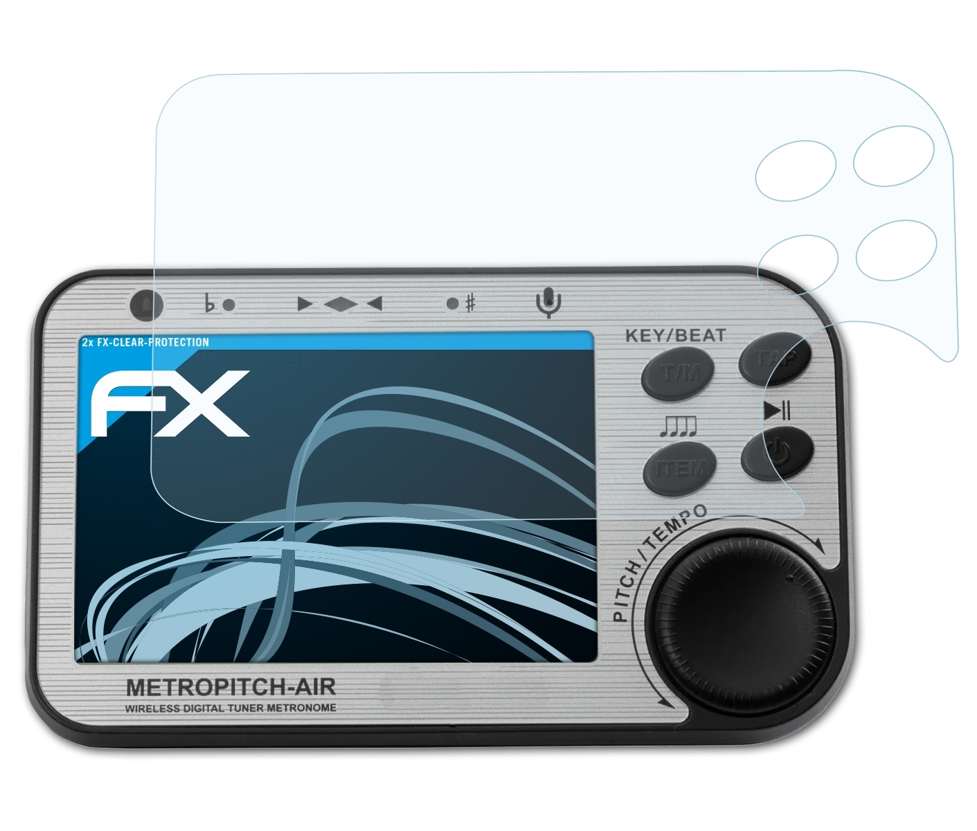 FX-Clear MetroPitch Displayschutz(für Air) ATFOLIX KLIQ 2x