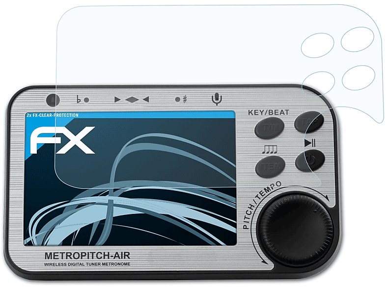 ATFOLIX 2x FX-Clear Displayschutz(für KLIQ MetroPitch Air)