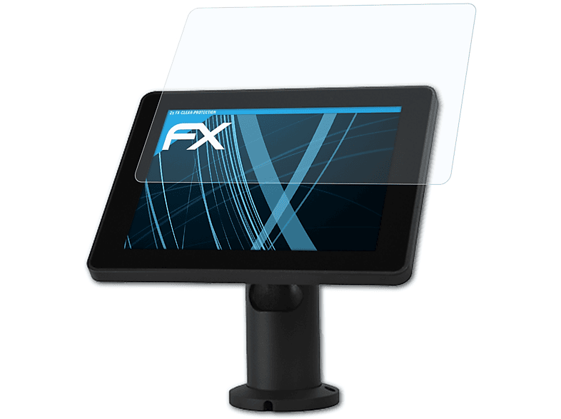 ATFOLIX 2x FX-Clear Displayschutz(für Zonerich ZQ-DW970)