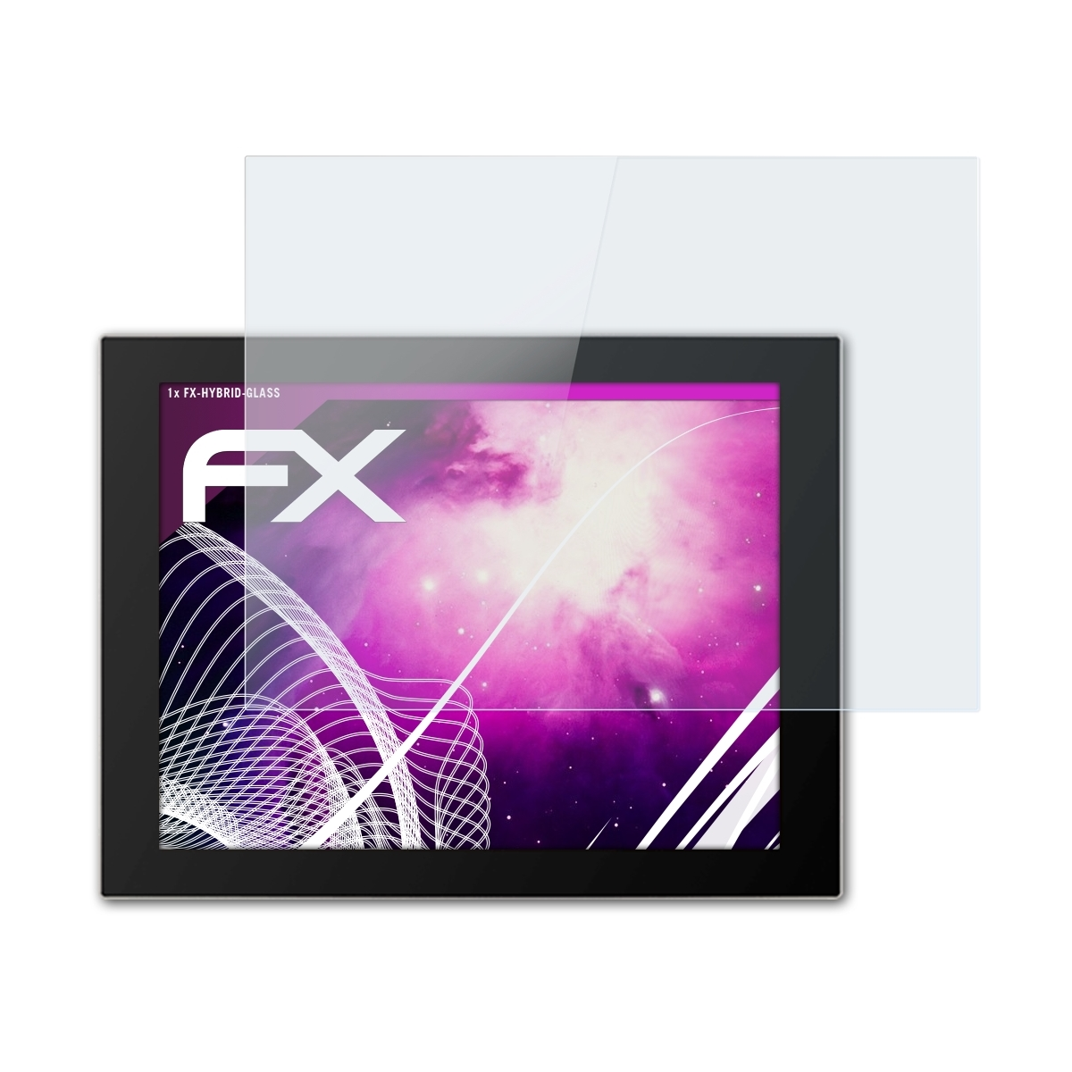 ATFOLIX FX-Hybrid-Glass Schutzglas(für Winmate R15FA3S-GSC3(HB))