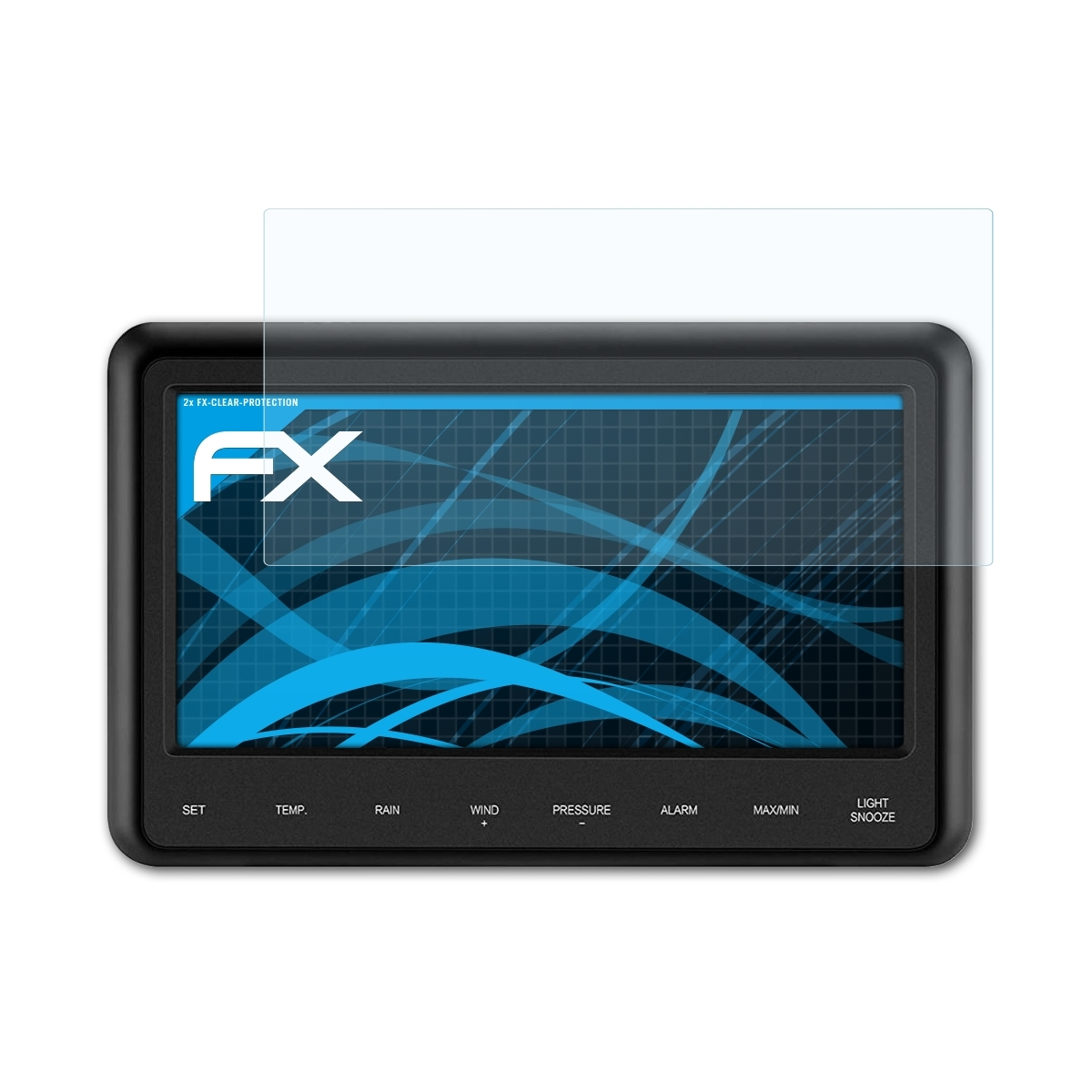 FX-Clear 2x ATFOLIX Sainlogic WS3500) Displayschutz(für