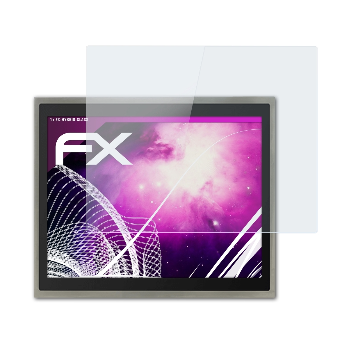 Winmate FX-Hybrid-Glass ATFOLIX Schutzglas(für R17IB3S-SPM169)