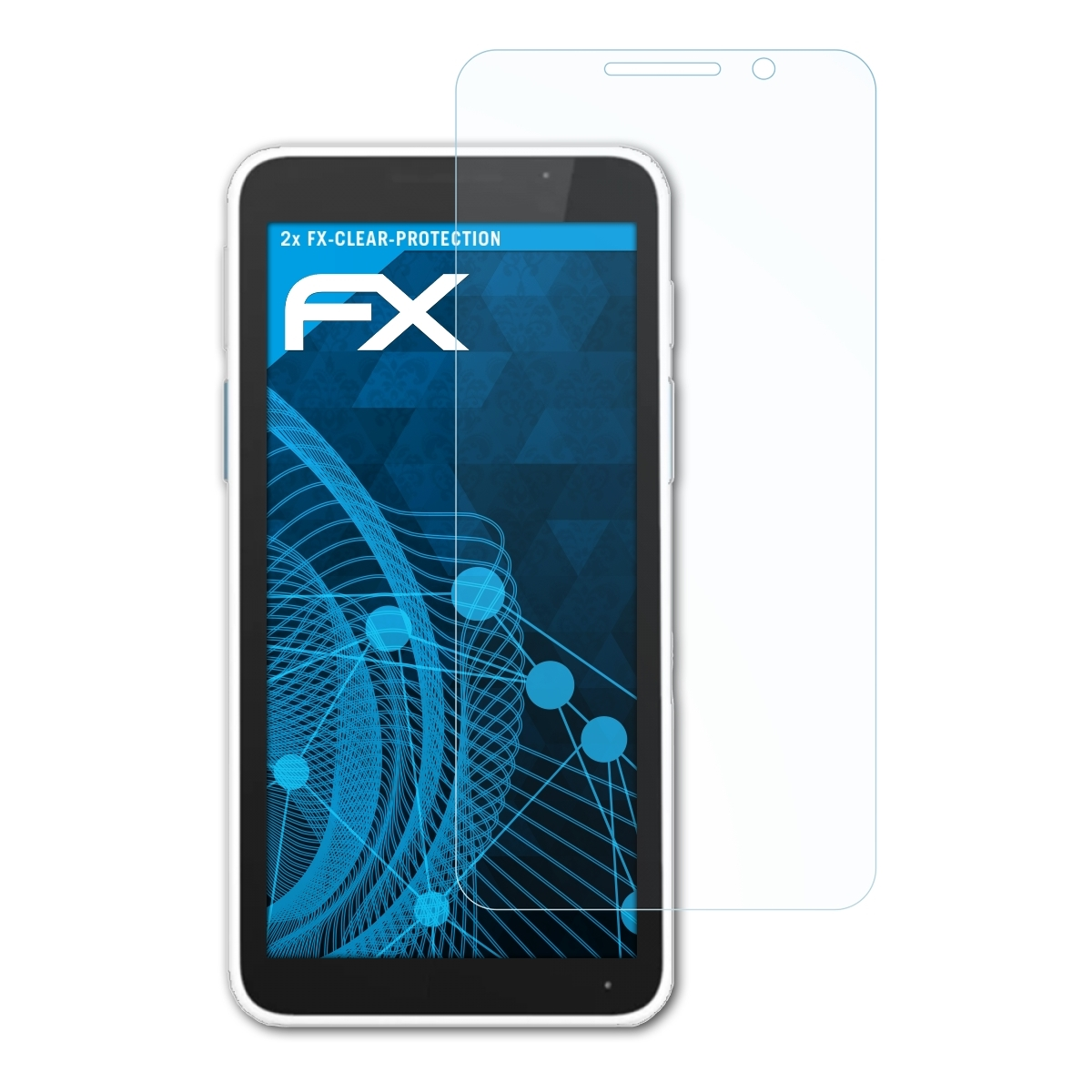 ATFOLIX 2x FX-Clear Displayschutz(für CT30 HC) XP Honeywell