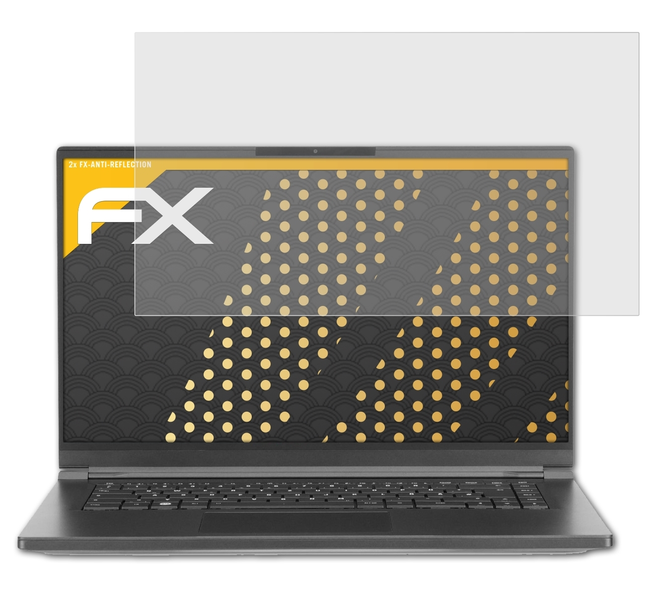 ATFOLIX FX-Antireflex 15 Displayschutz(für Tuxedo Pulse (Gen 2)) 2x